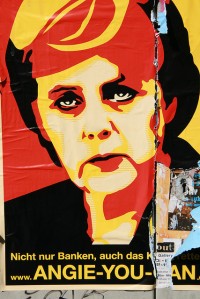 Merkel, graffitti, by Sánchez-Crespo, by Flickr